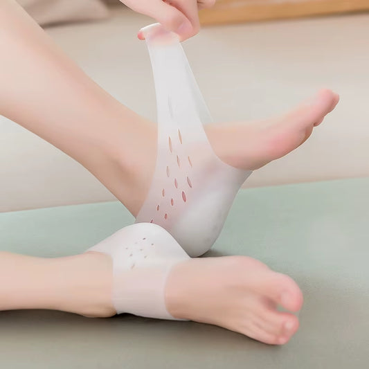 Invisible Height Increases Insole Women Men'S Heel Pad Silicone Neutral Orthopedic Foot Massage Elastic Breathable Firm Insole